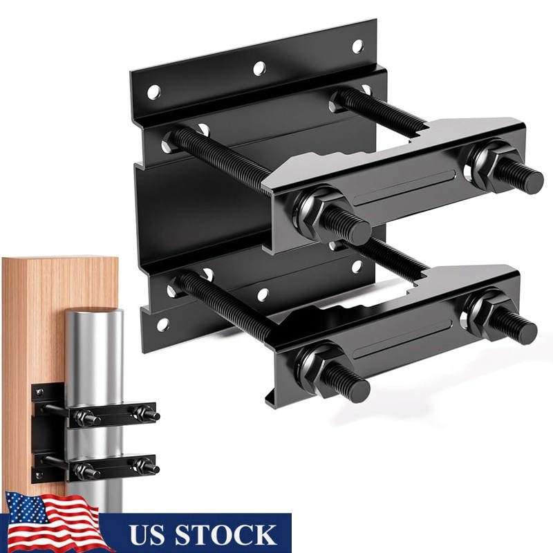 4 Pack Pole Mounting Kit Antenna Bracket Outdoor Camera Mounting Hardware New