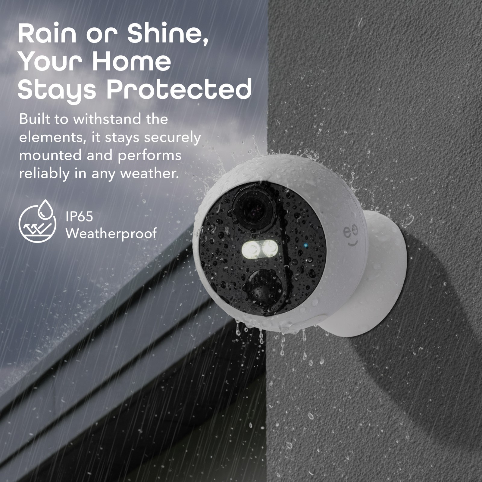 Geeni Perch 3MP Magnetic Battery Camera – 2K HD Outdoor Security IP 66