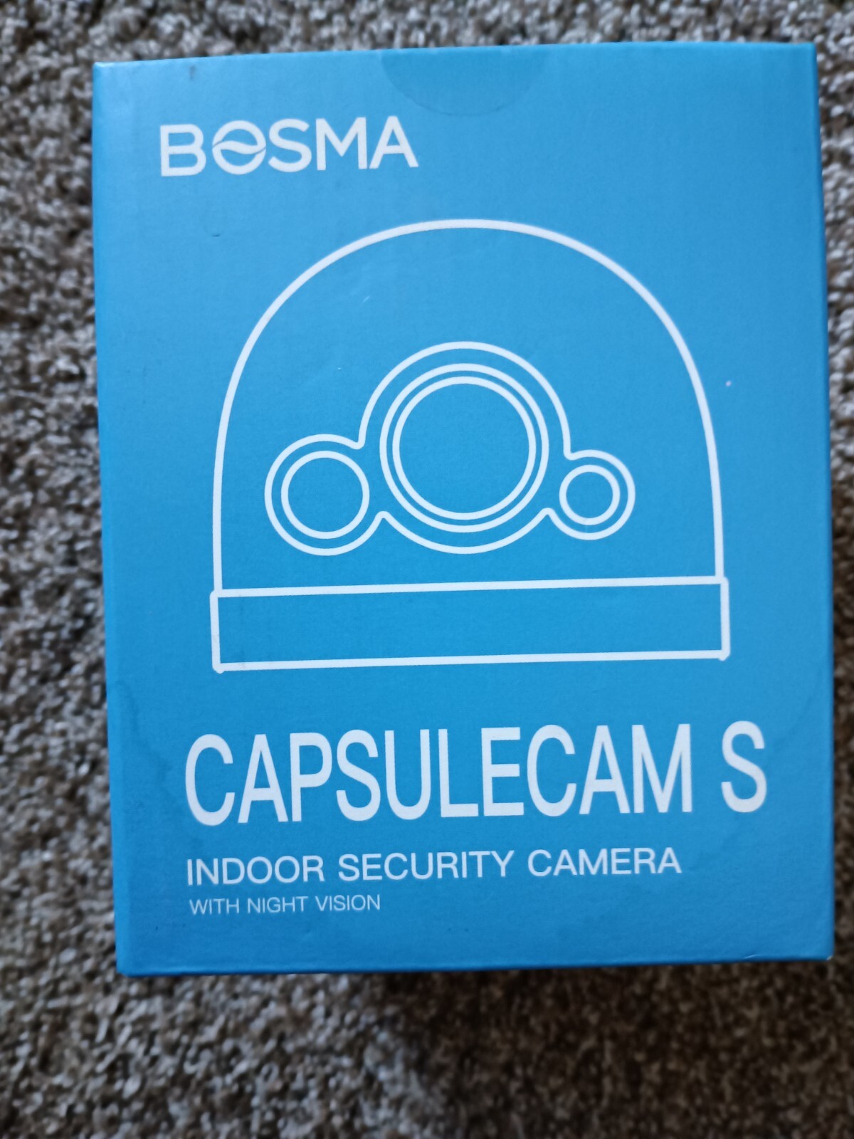 Capsulecam Indoor Security/Baby Camera by Bosma 1080P HD Video Night Vision New