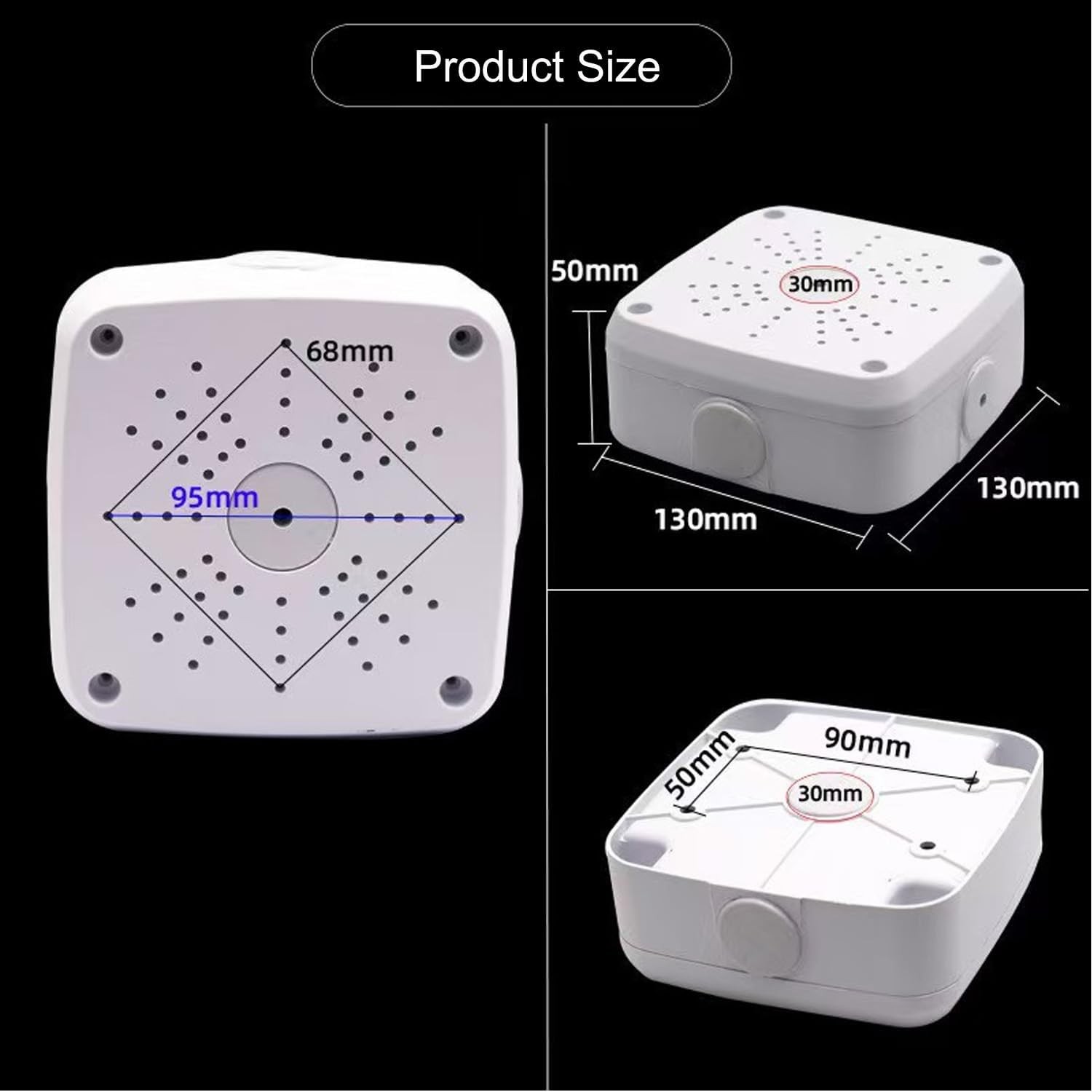 Universal Dome Camera Junction Box,Security Camera Mount Bracket,CCTV IP Surv…