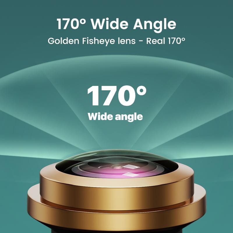 GreenYi AHD 1920x1080P Car Rear View Camera 170° Fisheye Golden Lens Full HD Nig