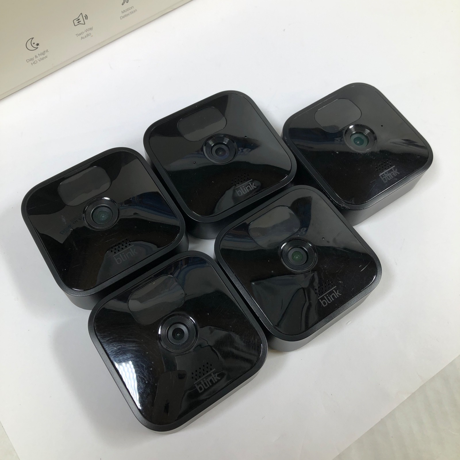 Pack of 5 Blink Outdoor 3rd gen Wireless Security Camera System Black