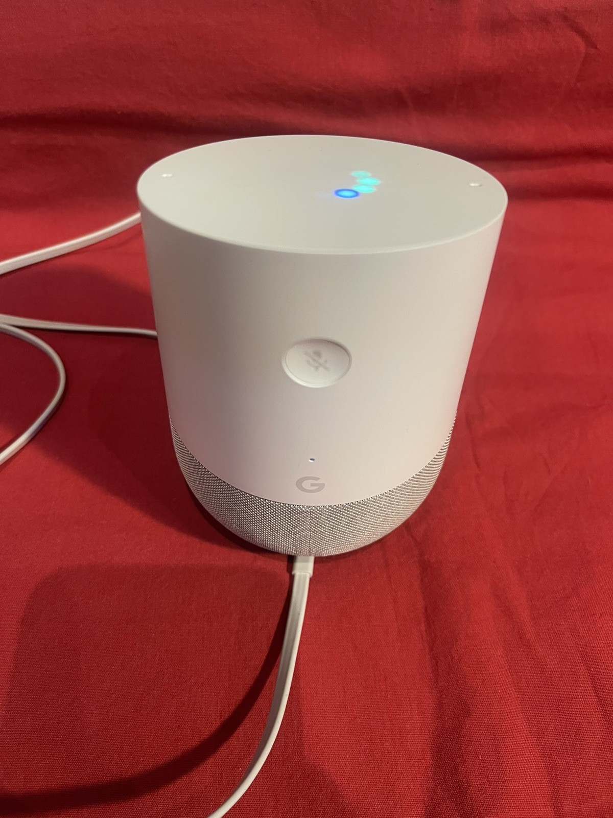 Google Home Smart Assistant Speaker 1st Gen – White Slate (US)