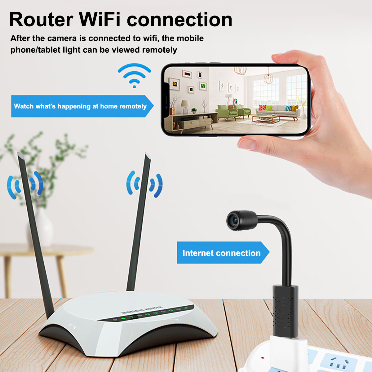 1080P Wireless WiFi Mini Camera Home Security Cam DIY Motion Detection 32GB