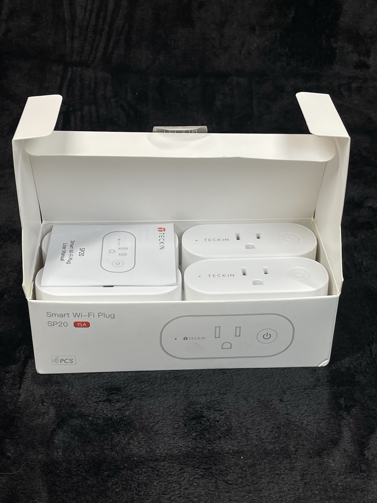 TECKIN SP20 Smart WiFi Plug 4 Pack 15A 2.4GHz Open Box Tested