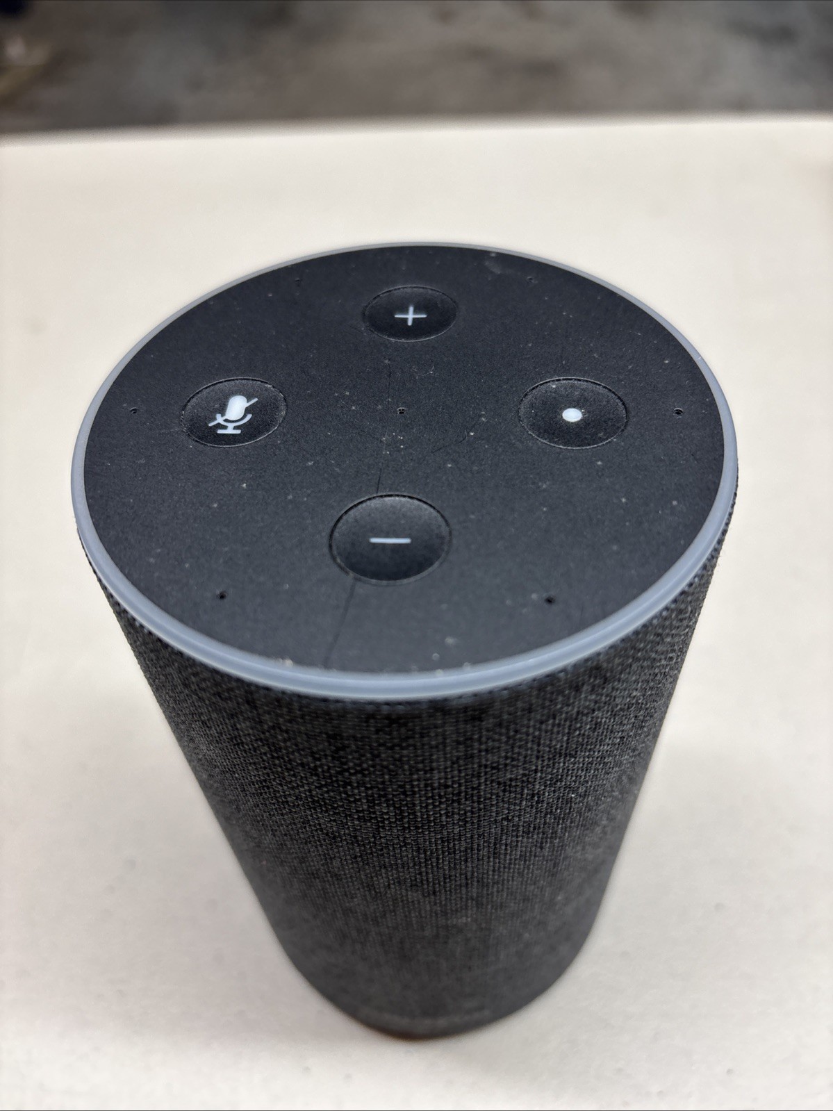 Amazon Echo 2nd Gen Smart Speaker Alexa Dolby Processing Charcoal Fabric
