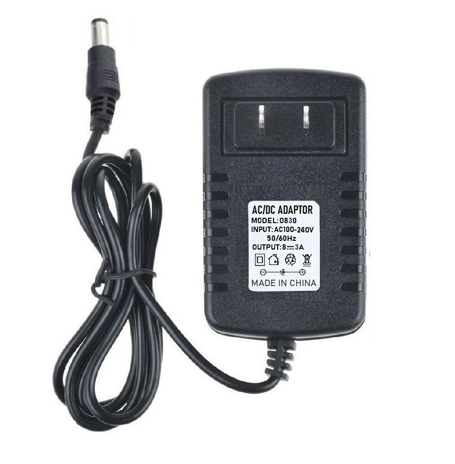8V 3A 3AC Adapter to DC Power Supply Charger Cord 5.5×2.1mm US plug
