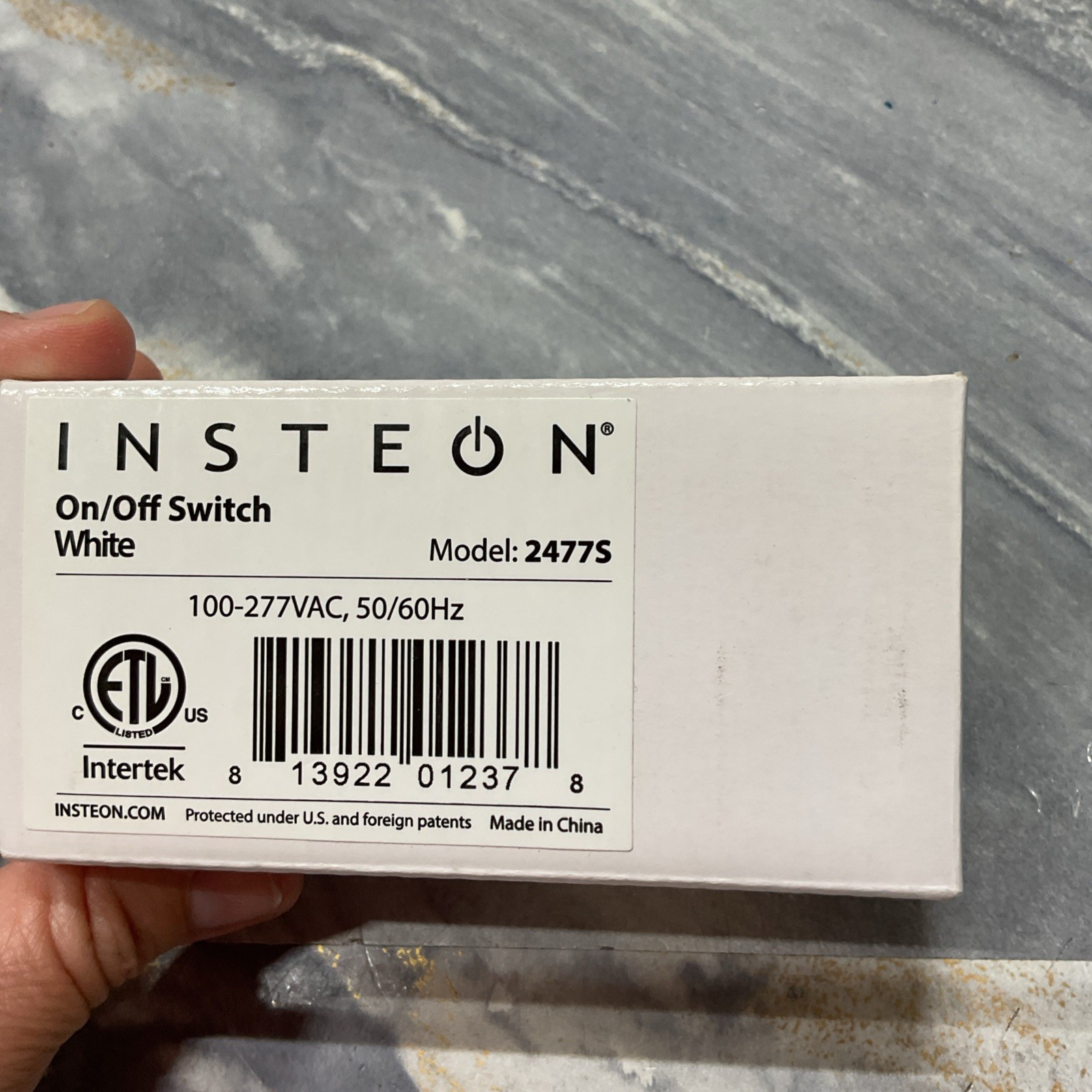 INSTEON SwitchLinc (Dual-Band) On/Off Switch Model 2477S – White *NEW*