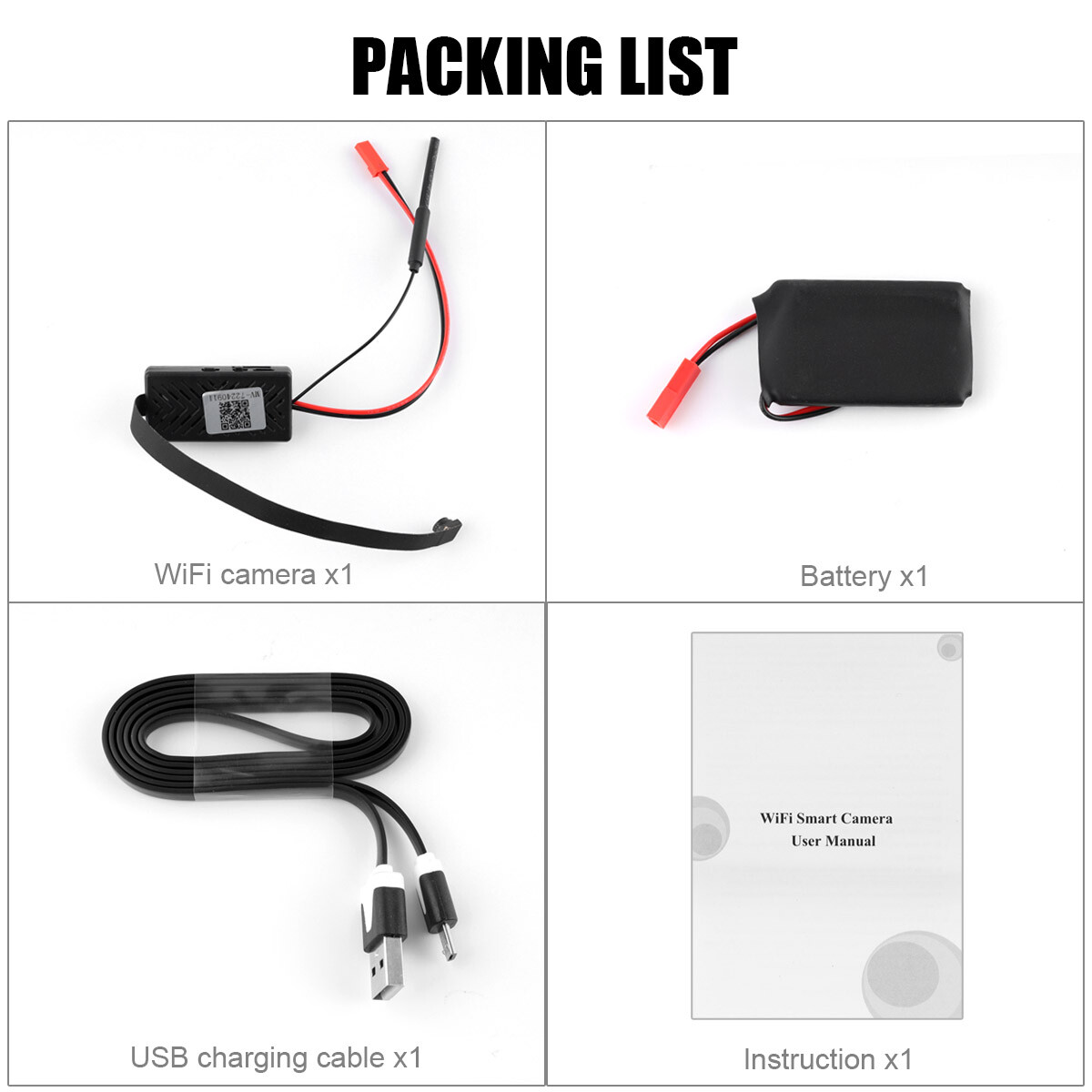 WIFI Mini Camera Module Motion 1080P HD Night Vision Home Security Pinhole Cam