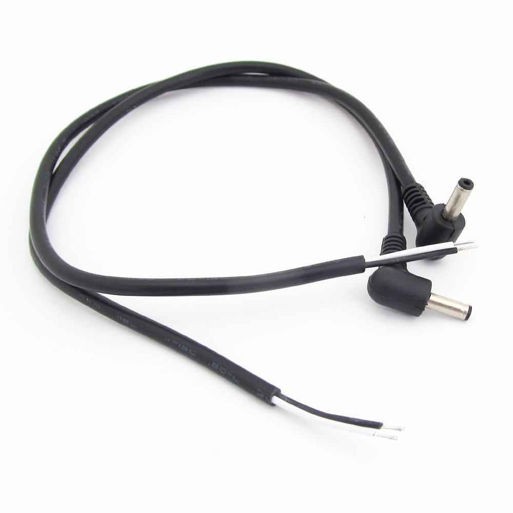 50pcs 0.3m/1FT DC Power Cable 3.5mmx1.35mm DC Tip Male/Female Cable Pigtail Wire