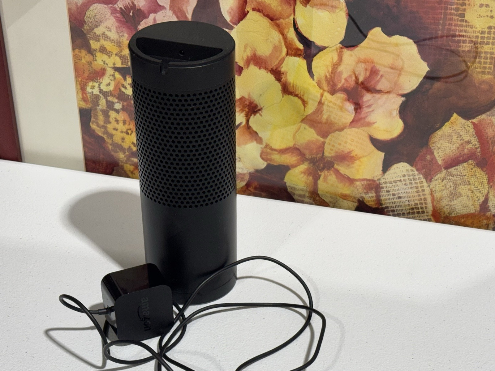 Amazon Echo GEN 1 BLACK Alexa Smart Speaker SK705DI w/ Adapter