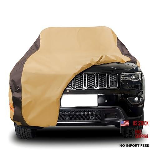 Car Cover Waterproof All Weather A Compatible with Jeep Grand Cherokee