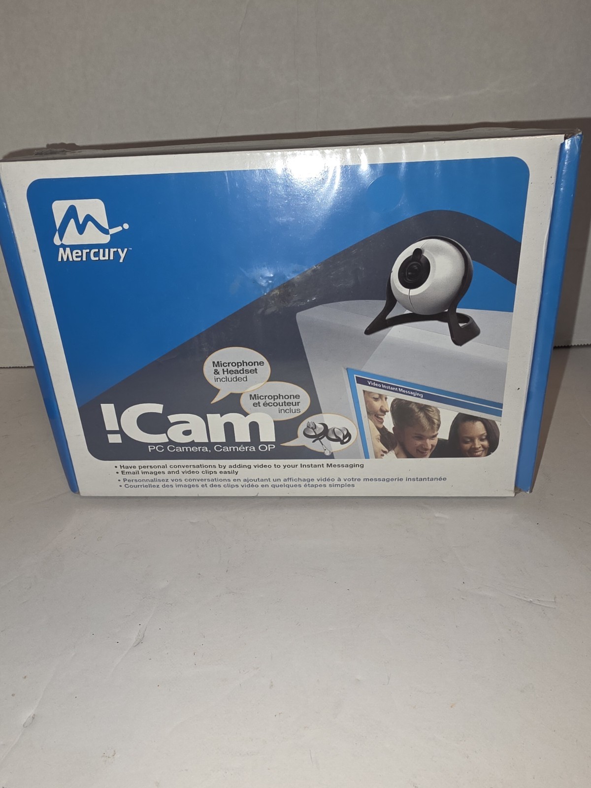 Mercury I Cam Pc Camera And Headphone Set New.