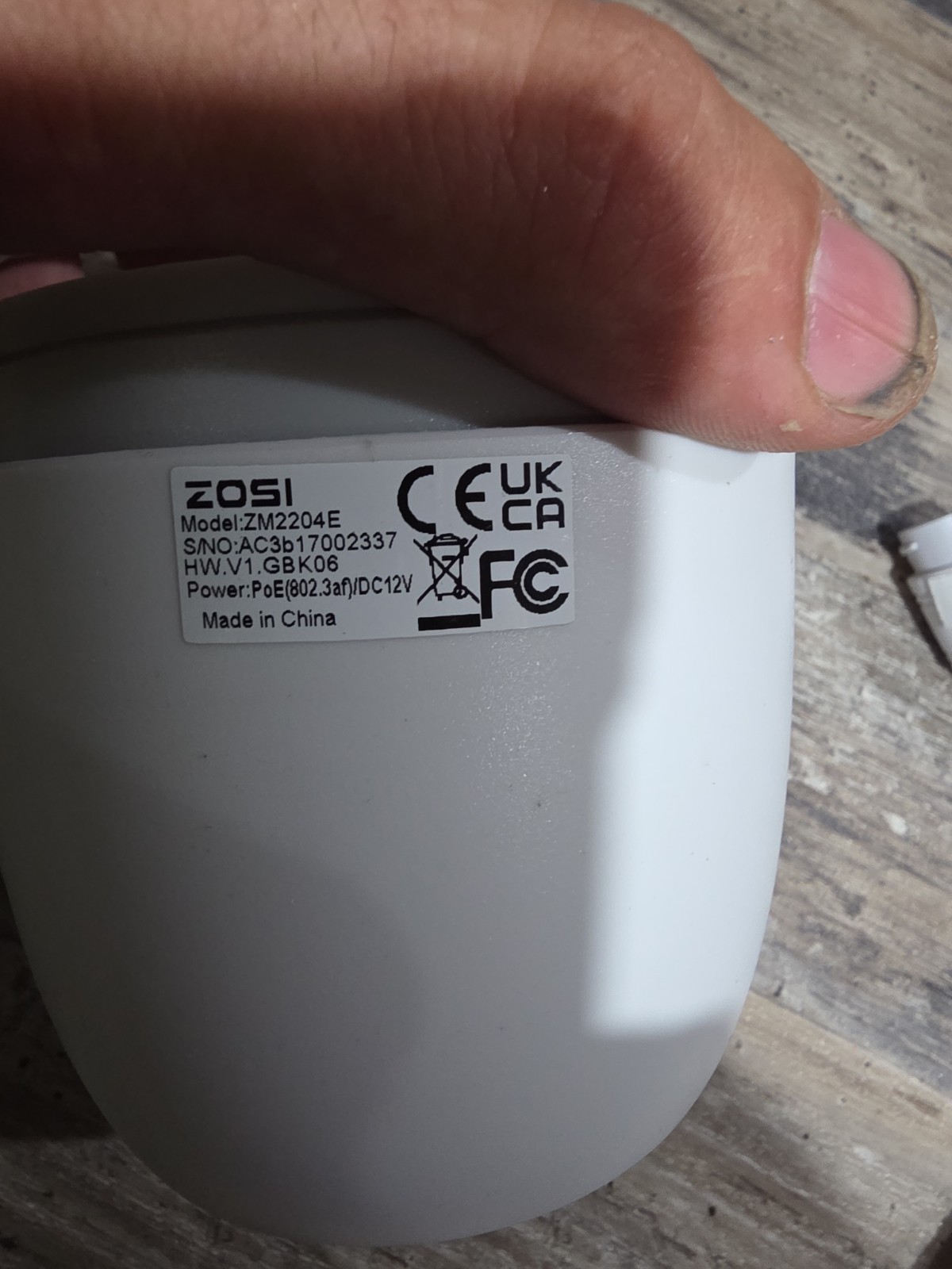 ZOSI 3K 5MP Dome Add on IP POE Security Camera Person Vehicle Detect 2 Way Audio