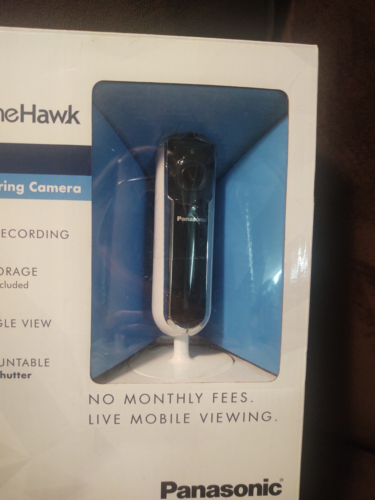 Panasonic Homehawk Indoor 1080p HD Smart Home Monitoring Camera With 16GB Micro