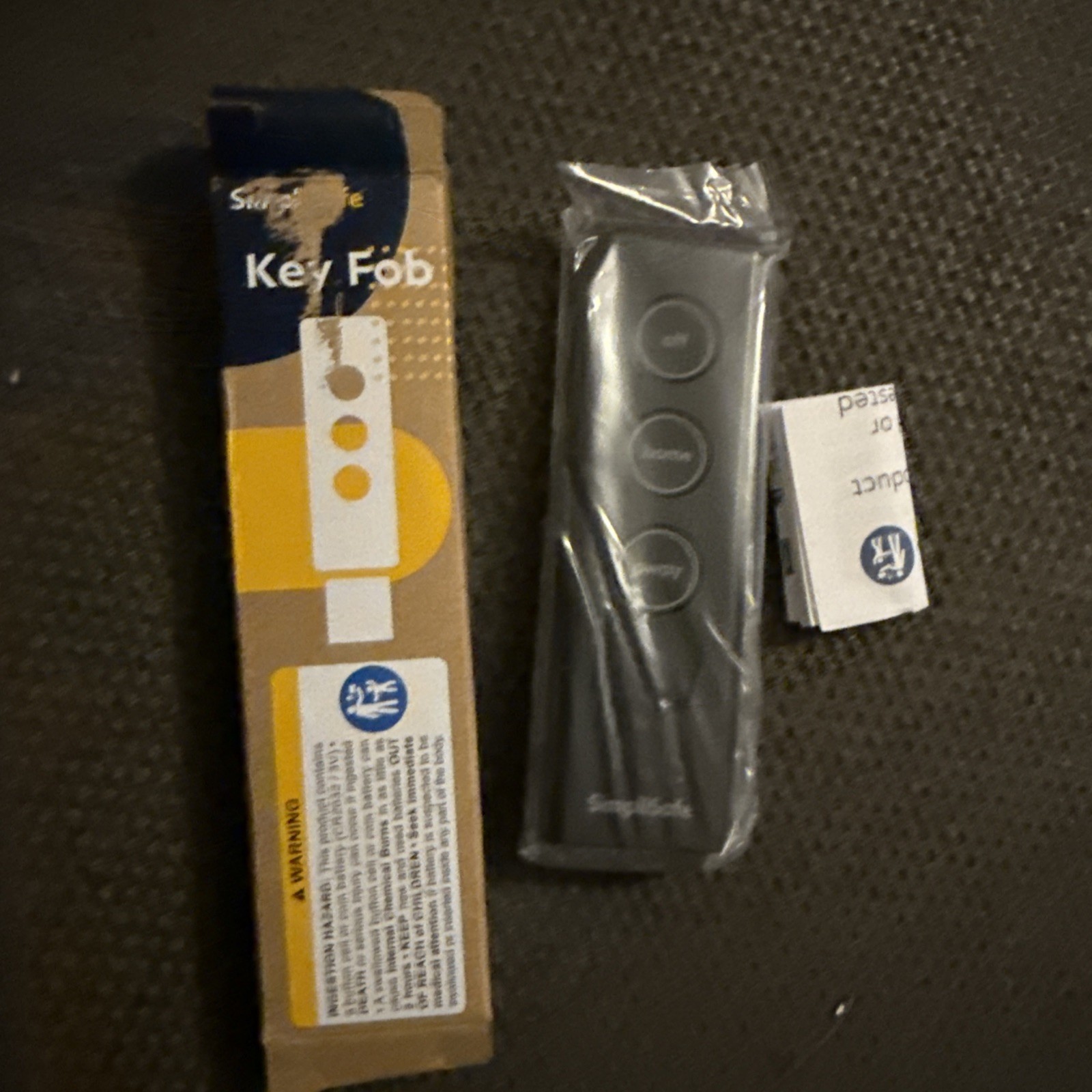 SimpliSafe Key Fob Remote Security System Model KF3B SSKF3 – Black
