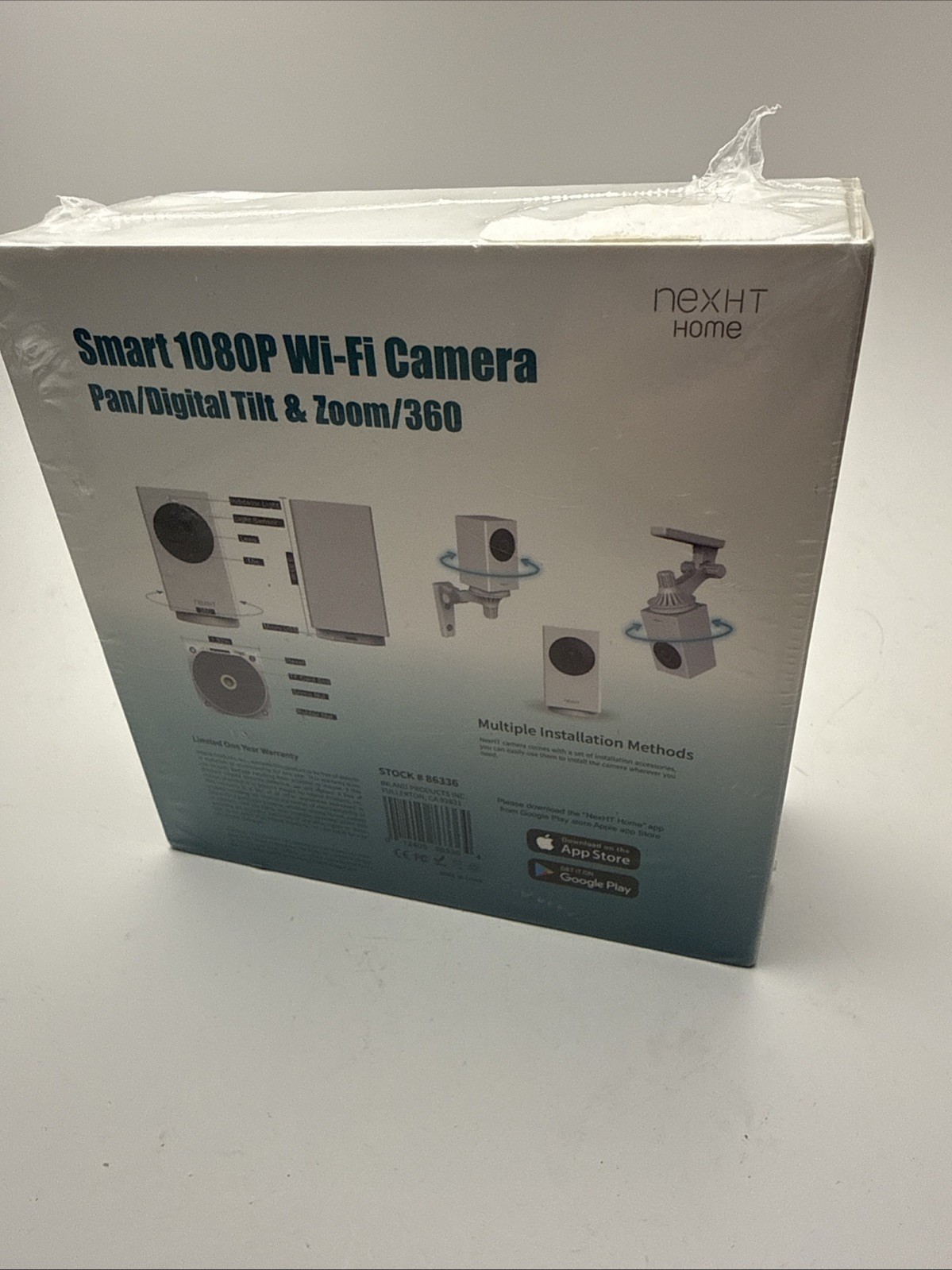 My Guard Smart 1080P Wi-Fi Camera Pan Digital Tilt and Zoom/360 Indoor