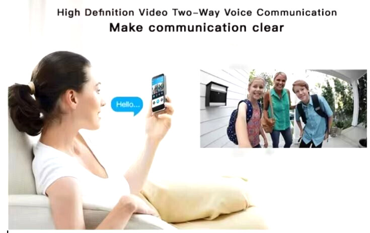 V5 Plus Video Security Wifi Door Bell Smart Wireless System