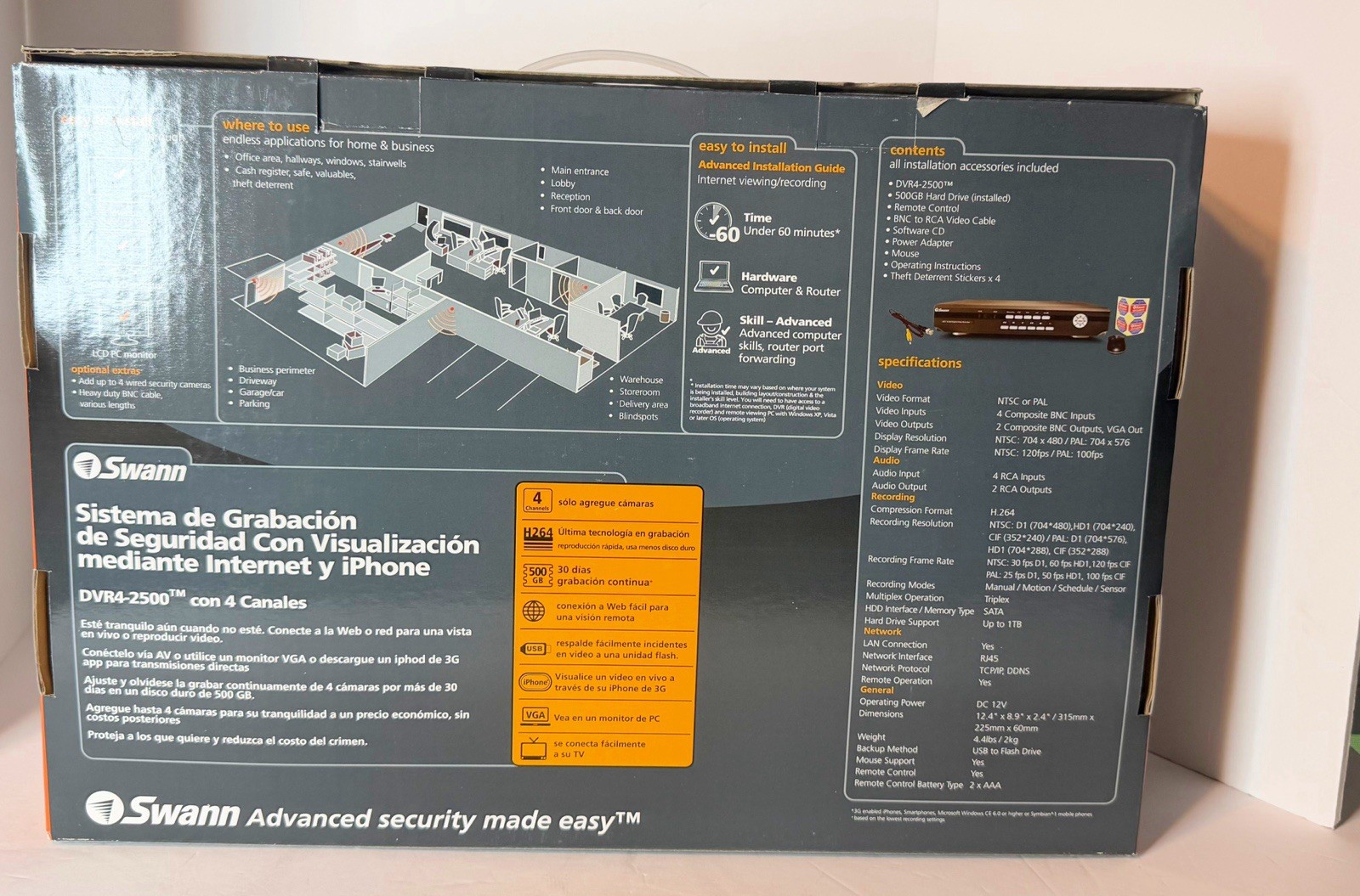 Swann DVR4-2500 MPEG 4 Channel Digital Video Recorder Replacement**