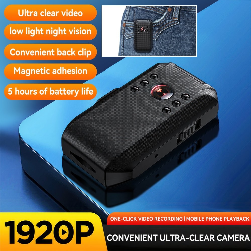 Body Camera HD 1080P Audio Video DVR Night Vision Camcorder w/ Free 32GB SD Card