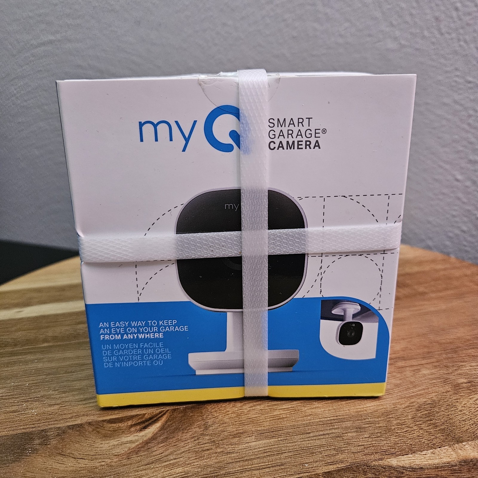 myQSmart Garage Camera 1080p HD, Night Vision, 2-Way Audio, HDR Compatible- NEW