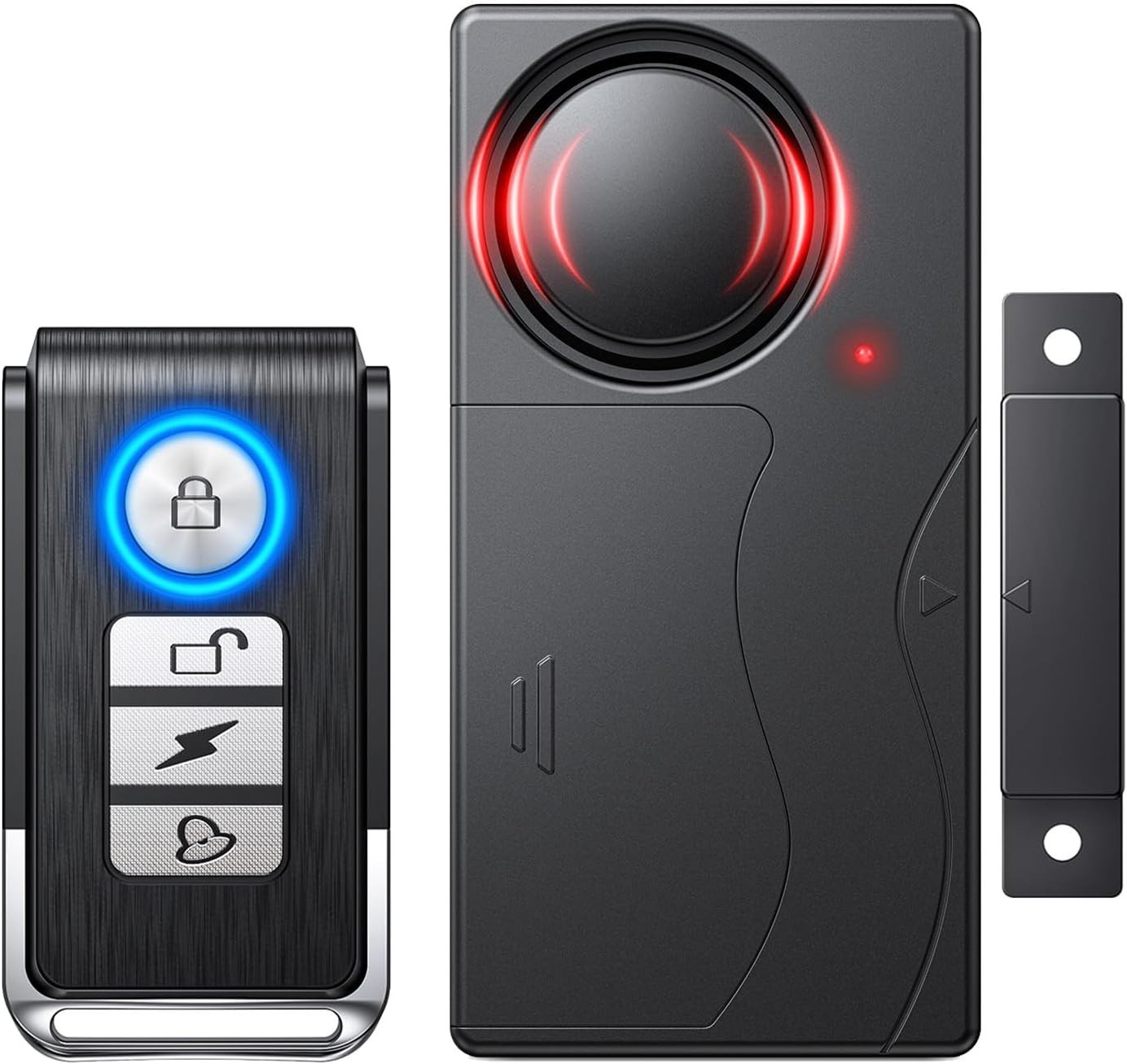 Wireless 110dB Door Alarm with Remote Control – Child and Senior Safety
