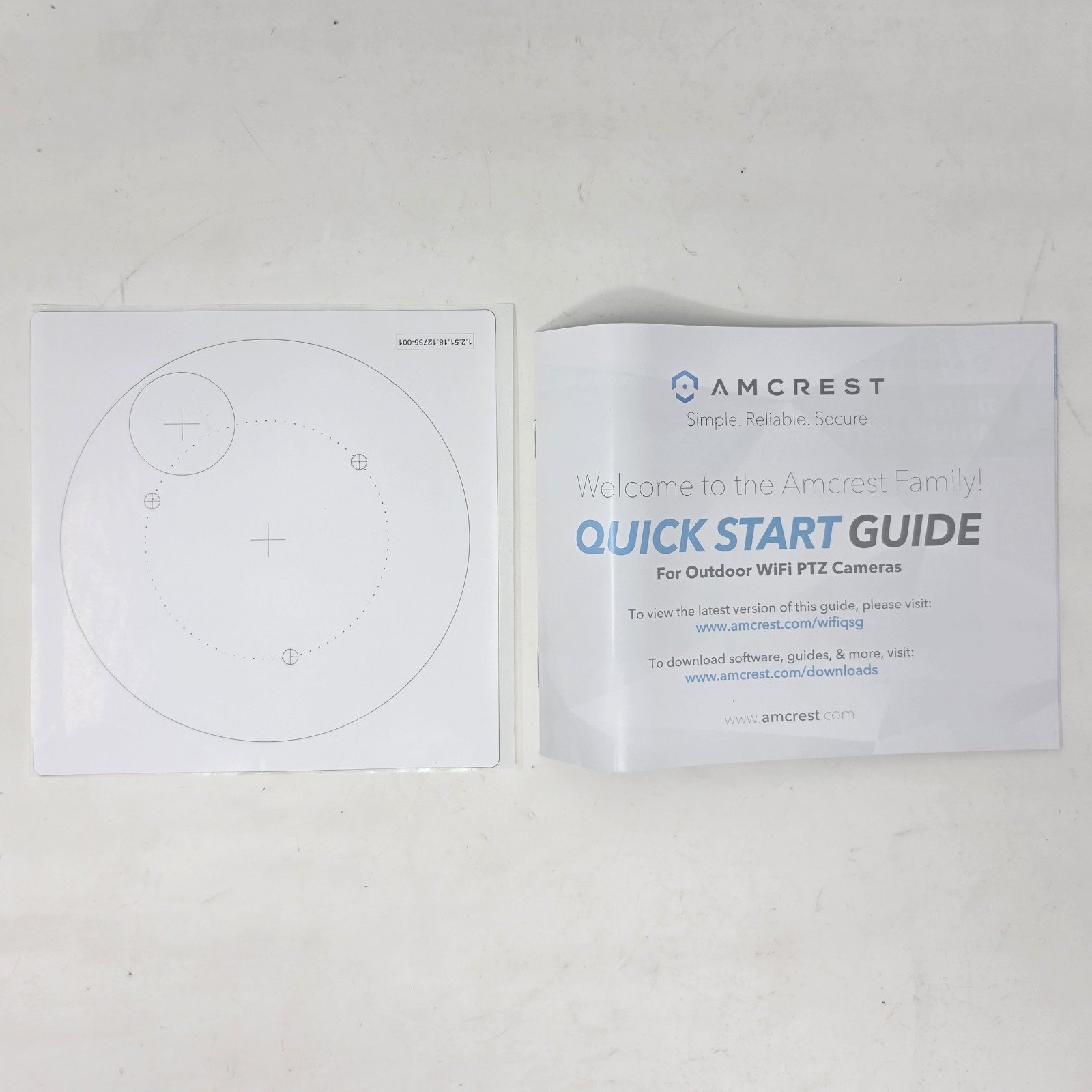 New Amcrest HD 1080p IP2M-866W Wi-Fi Outdoor Pan Tilt Zoom Dome Security Camera