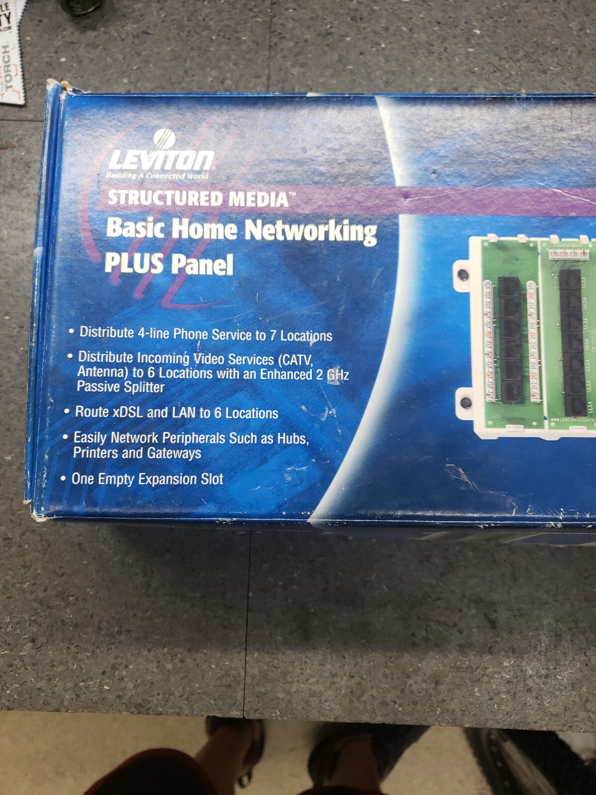 Leviton Basic Home Networking Plus Panel (47606-BNP) Cat 5 Cable Telephone