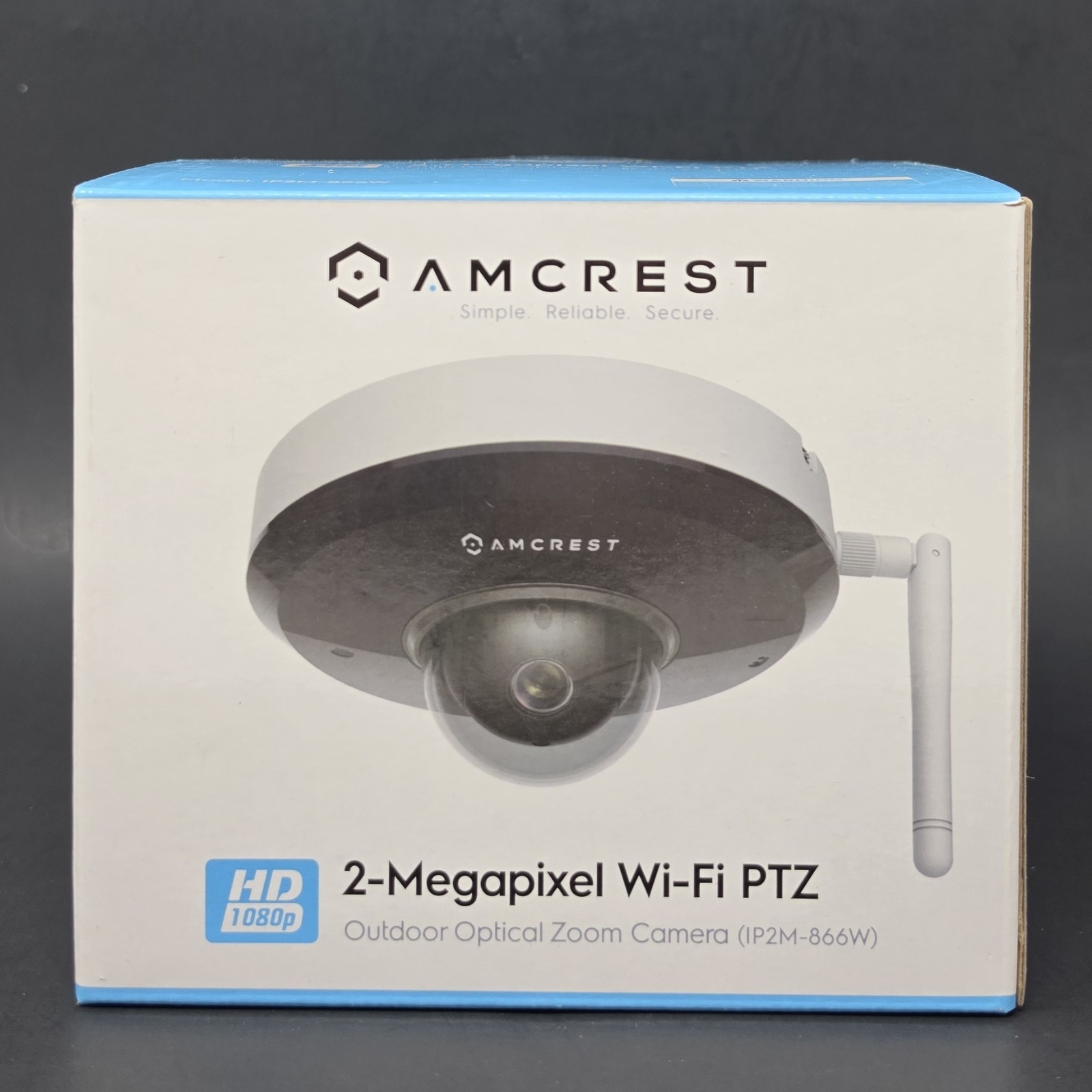 New Amcrest HD 1080p IP2M-866W Wi-Fi Outdoor Pan Tilt Zoom Dome Security Camera