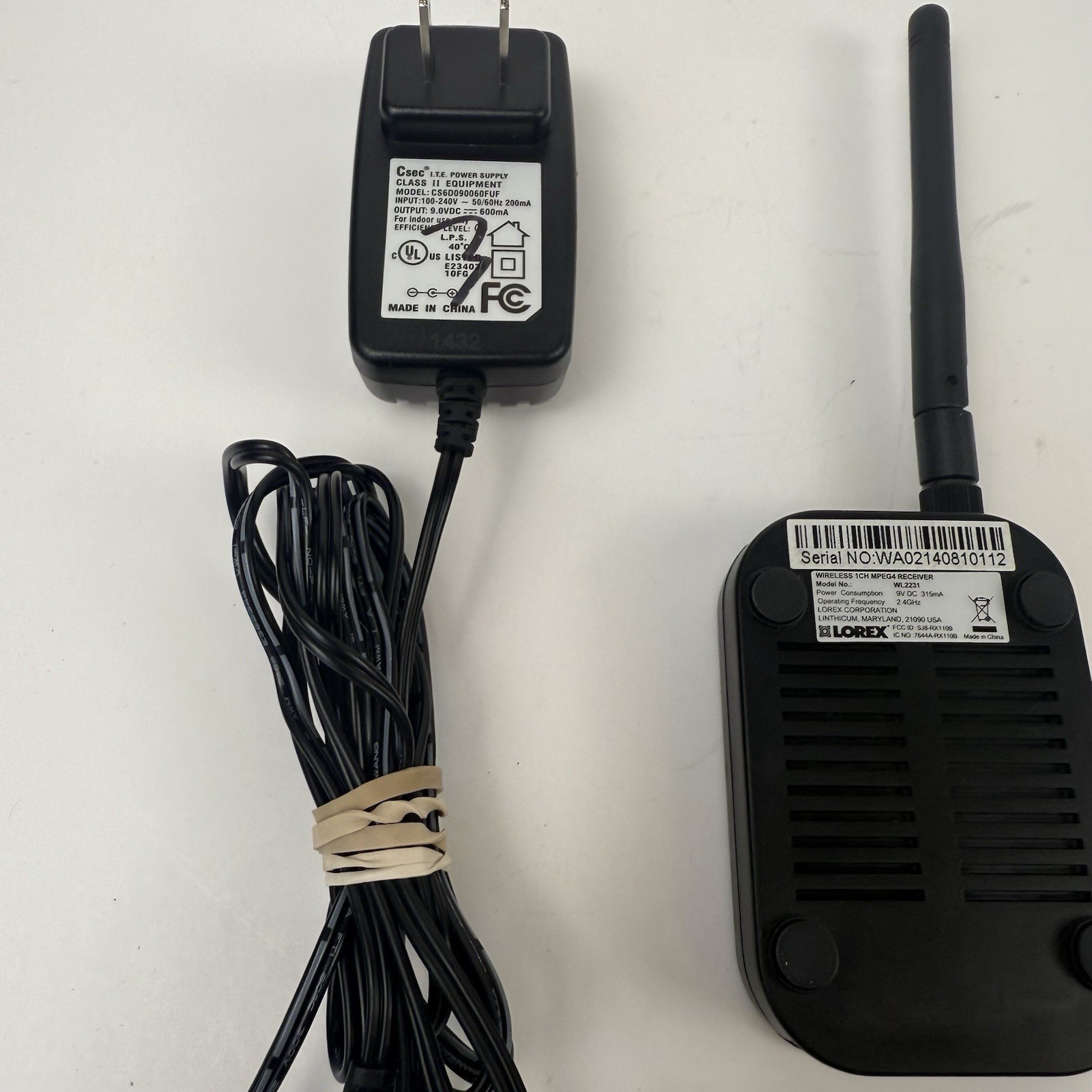 LOREX Wireless 1 Channel MPEG4 Receiver WL2231