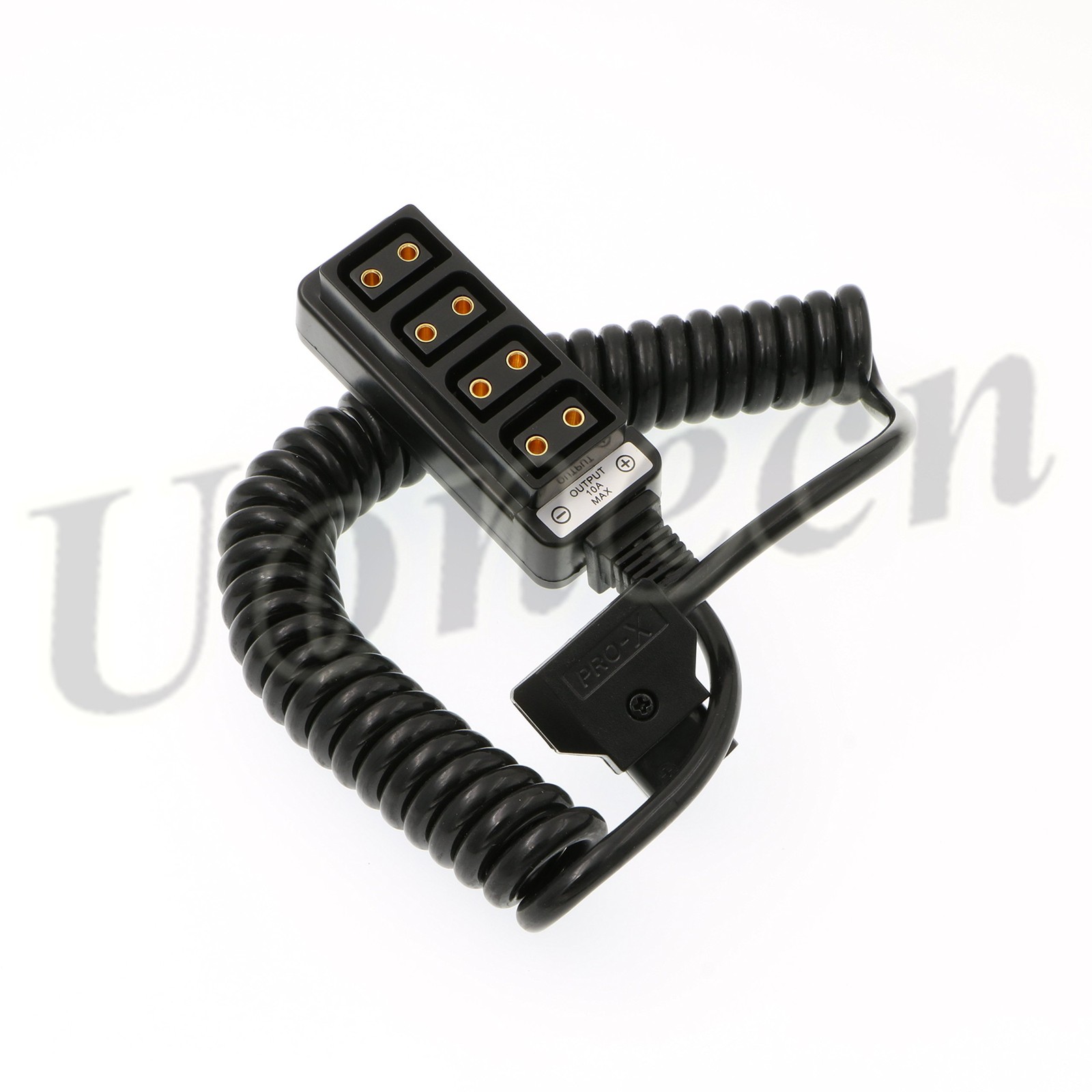 Photography Power Coiled Cable D-tap B-Type Male to 4 Port D-Tap Female for A…
