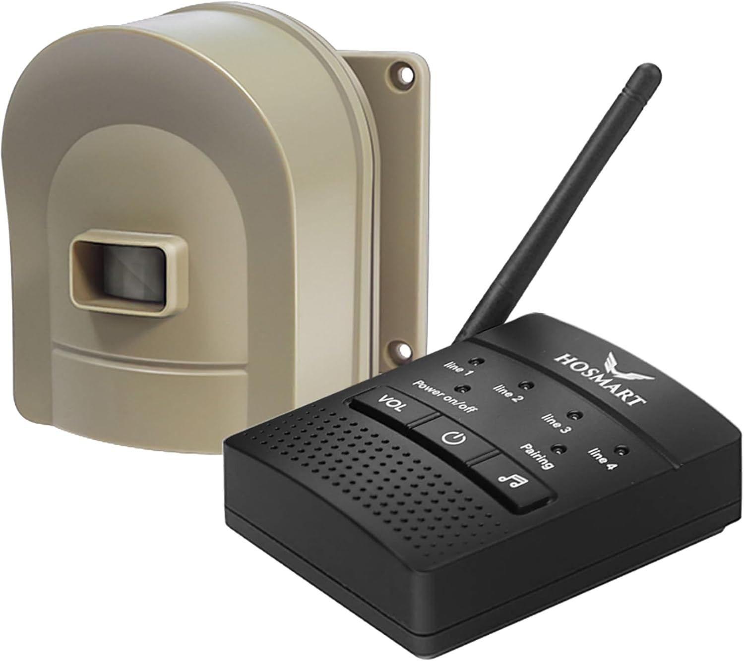 Wireless Driveway Alarm 1/2 Mile Motion Sensor Outdoor Weatherproof Security