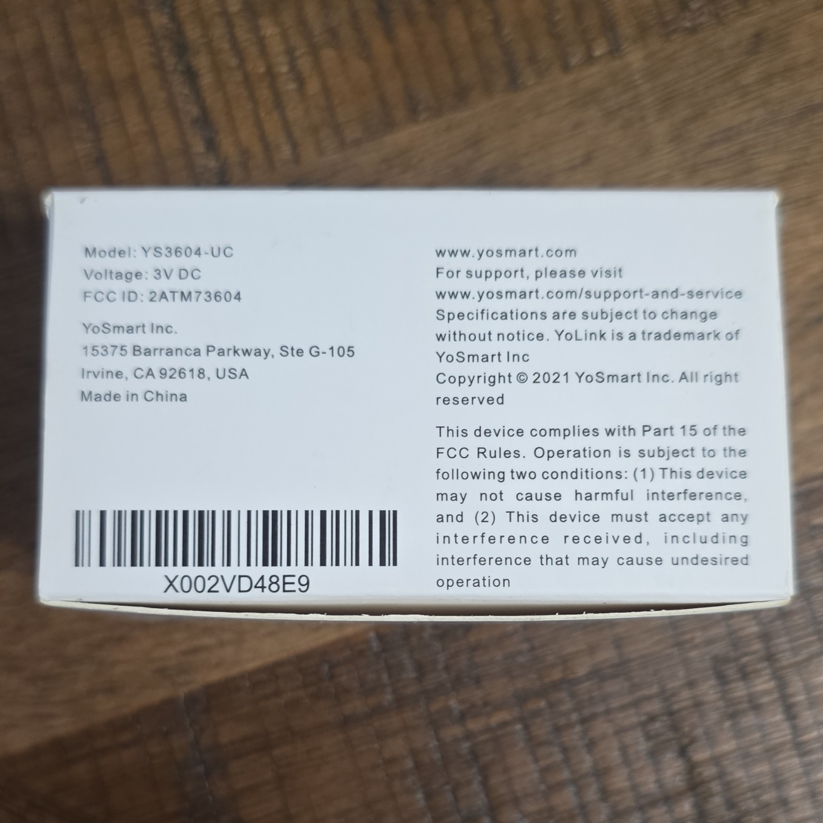 YoLink Fob Remote AlarmFob YS3604-UC Long Range LoRa for YoLink Hub