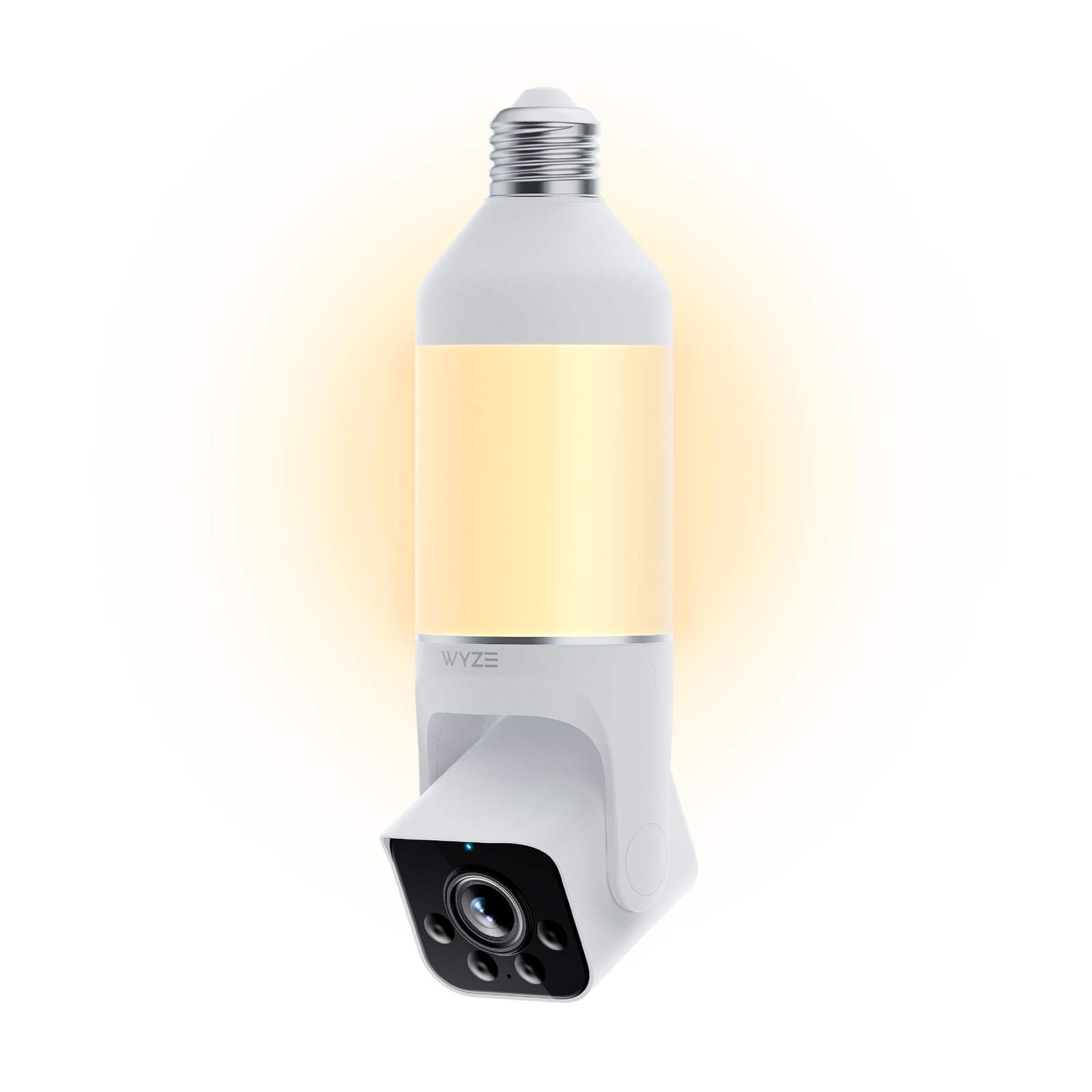 WYZE Bulb Cam – 2K HD Smart Light Security Camera with 1 PACK, White