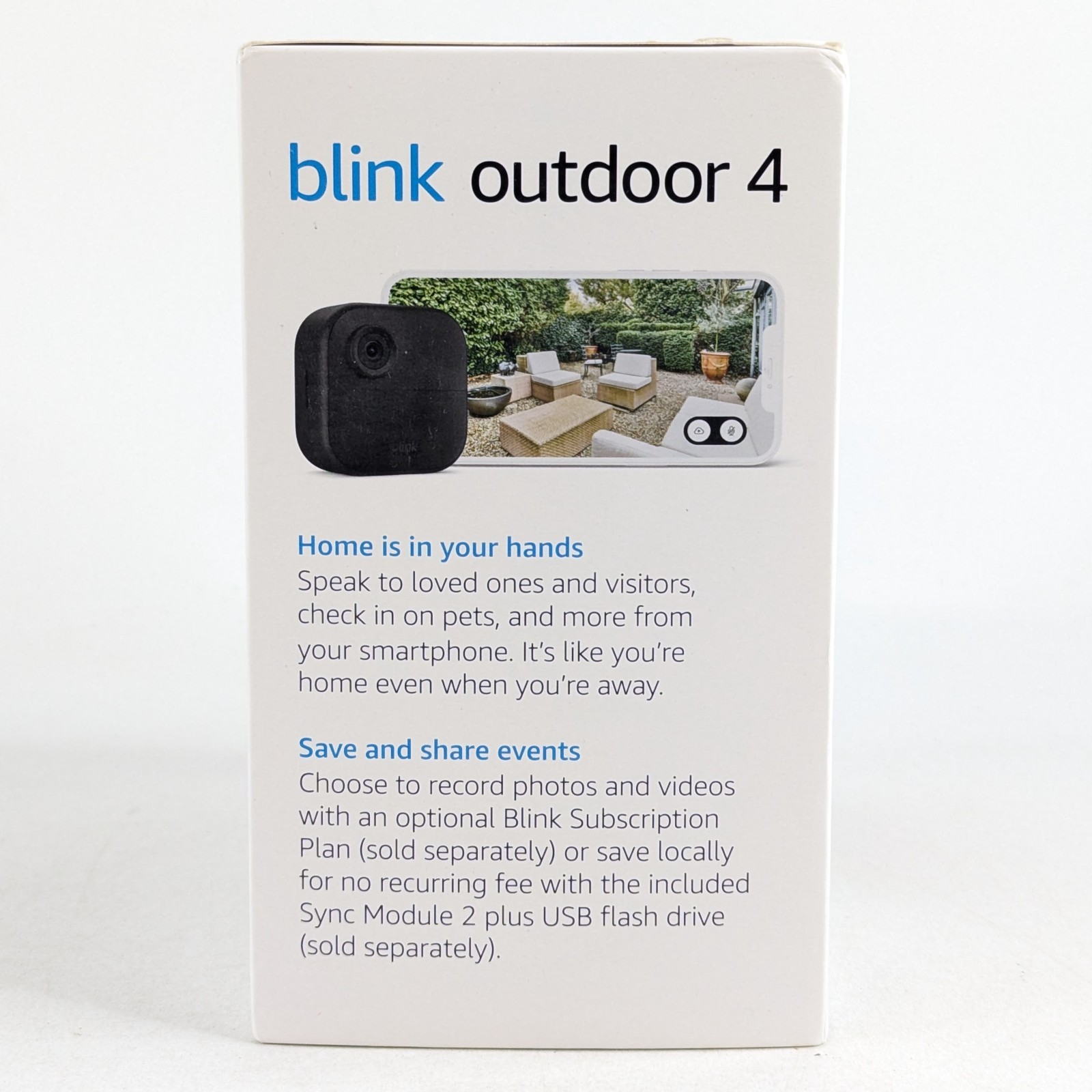 Blink Outdoor 4 3-Camera Wireless Battery Powered Security System, 1080p HD NEW