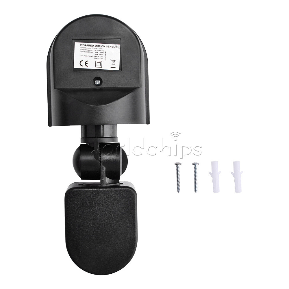 AC110-240V Wall Surface Mounted Waterproof Body Infrared Inductive Switch Sensor