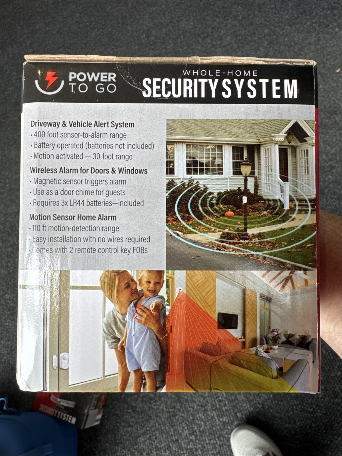 Security System Whole Home Protection by Action Products Power to Go 13 Piece