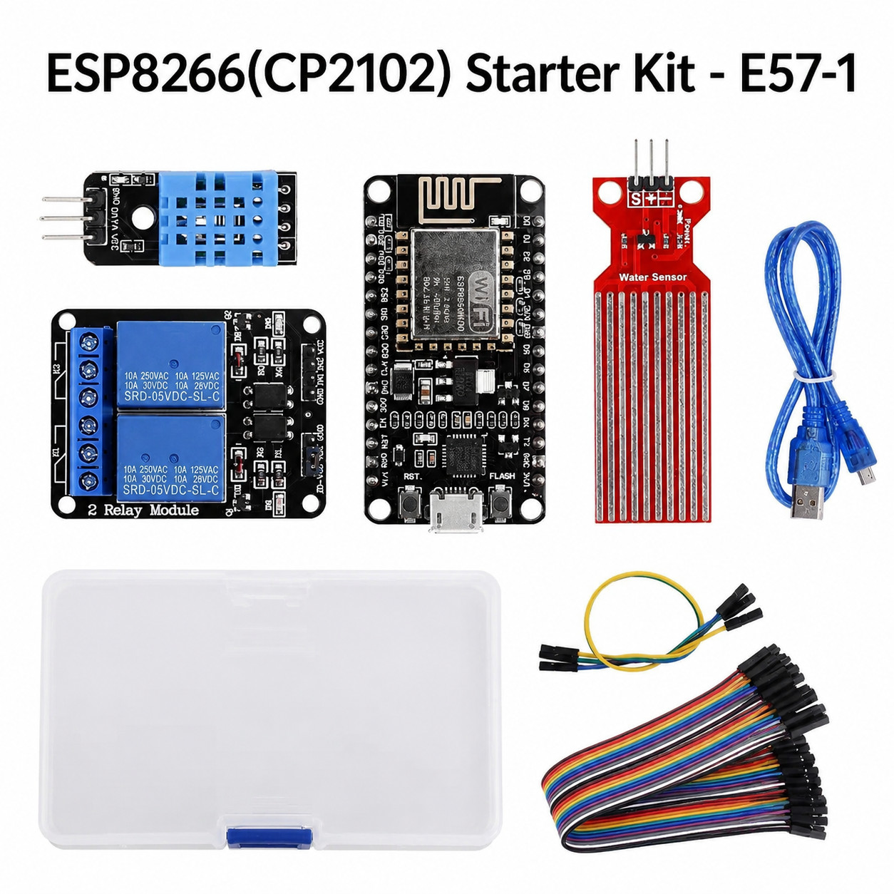 ESP8266 CP2102 Advanced WiFi IoT Dev Board Starter Kit Arduino Electronic Sensor