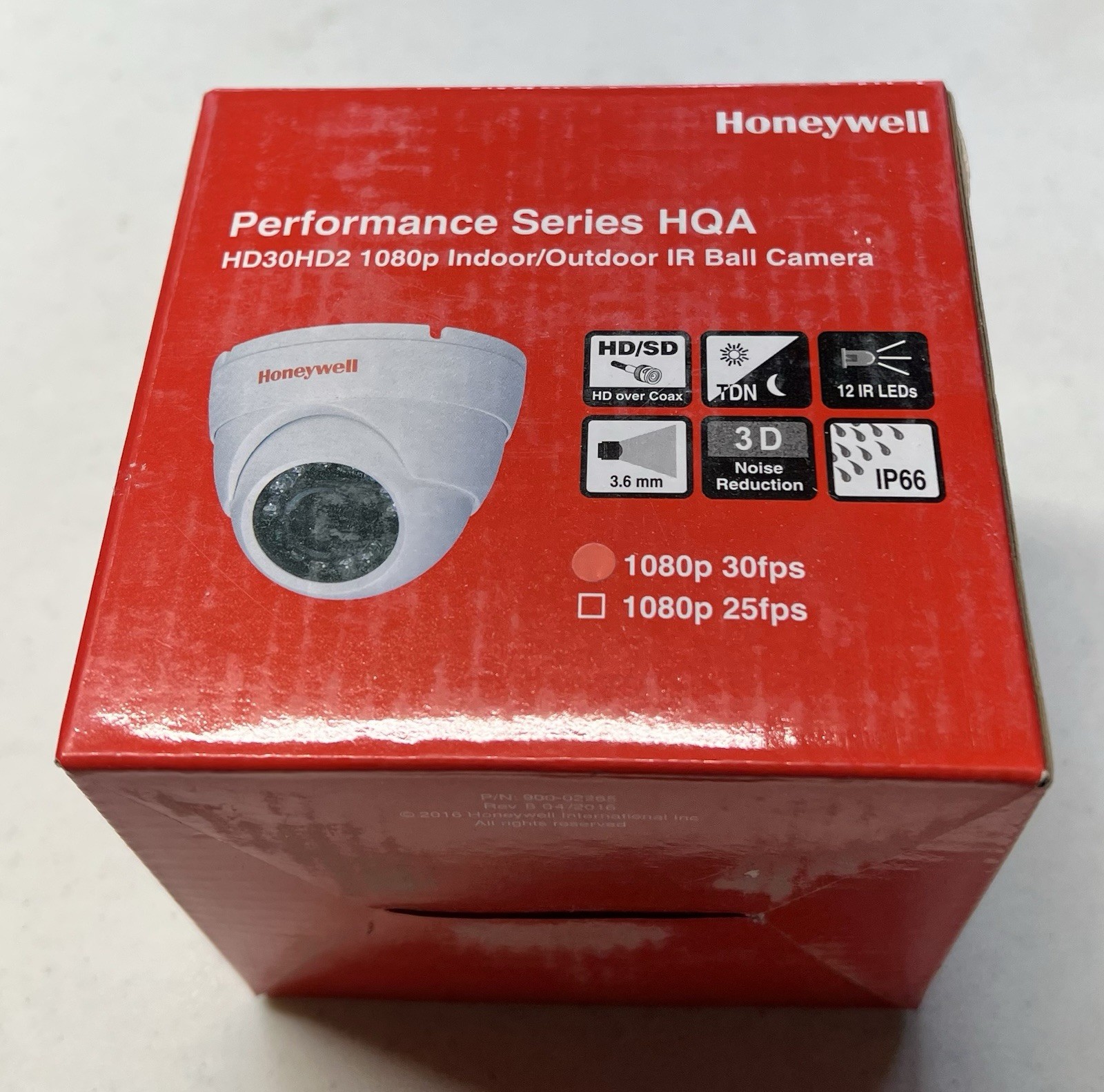 Honeywell HD30HD2 1080p Ball Camera IR Weatherproof IP66 Indoor/Outdoor HD Coax