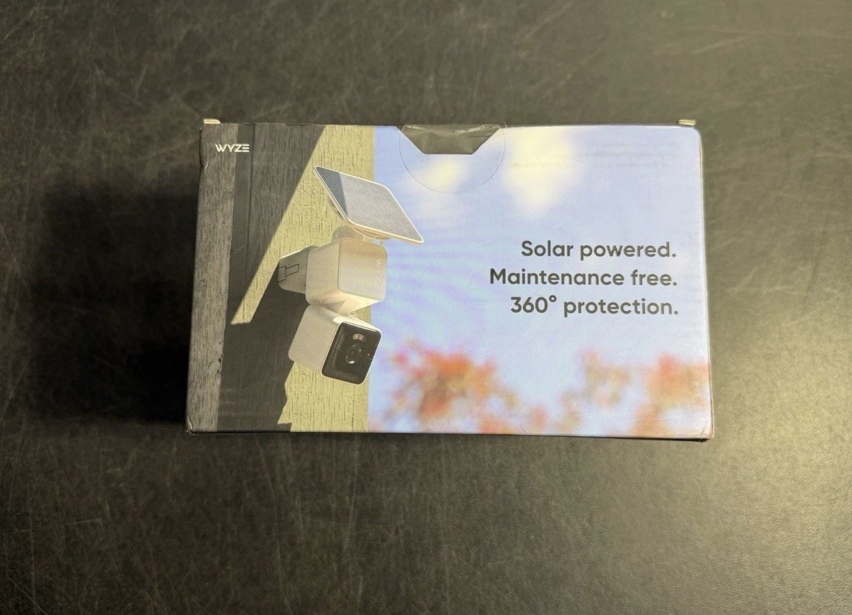 Solar Pan Cam 2-Pack, Solar Outdoor Home Security Camera, 360° 2K HD Color Night