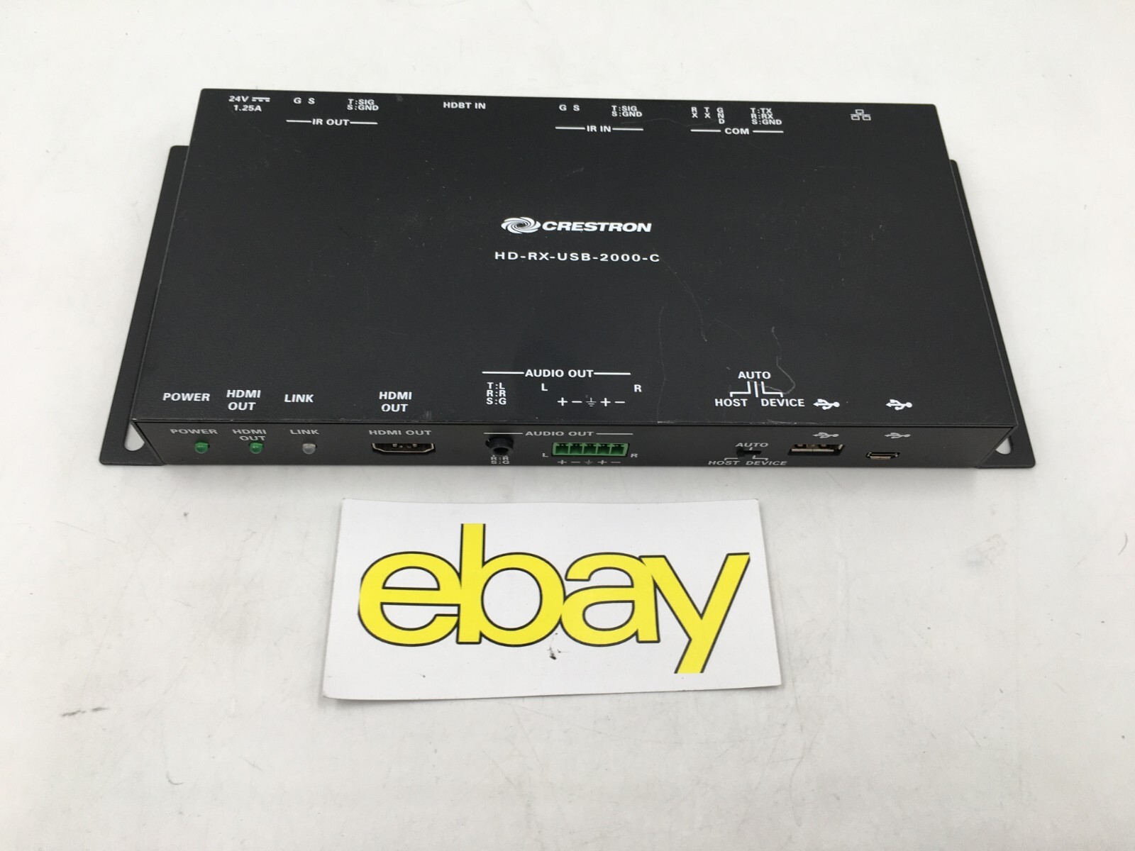 CRESTRON HD-RX-USB-2000-C RECEIVER – NO POWER ADAPTOR Free Shipping