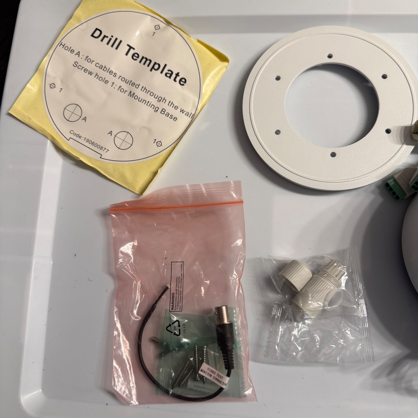 Clare Controls CV-M13D10-ODI Outdoor IP Dome Camera White PoE Night Vision
