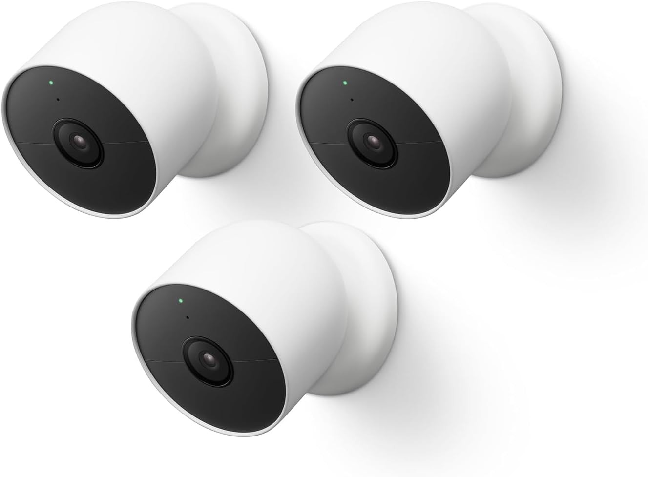 Google Nest Cam Battery 2nd Gen Indoor Outdoor Security Camera 3 Pack