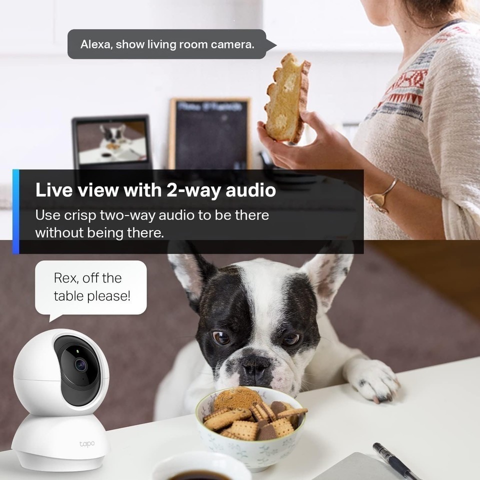 TP-Link Tapo C210 2K Pan/Tilt Smart Security Wi-Fi Camera Open Box Brand New