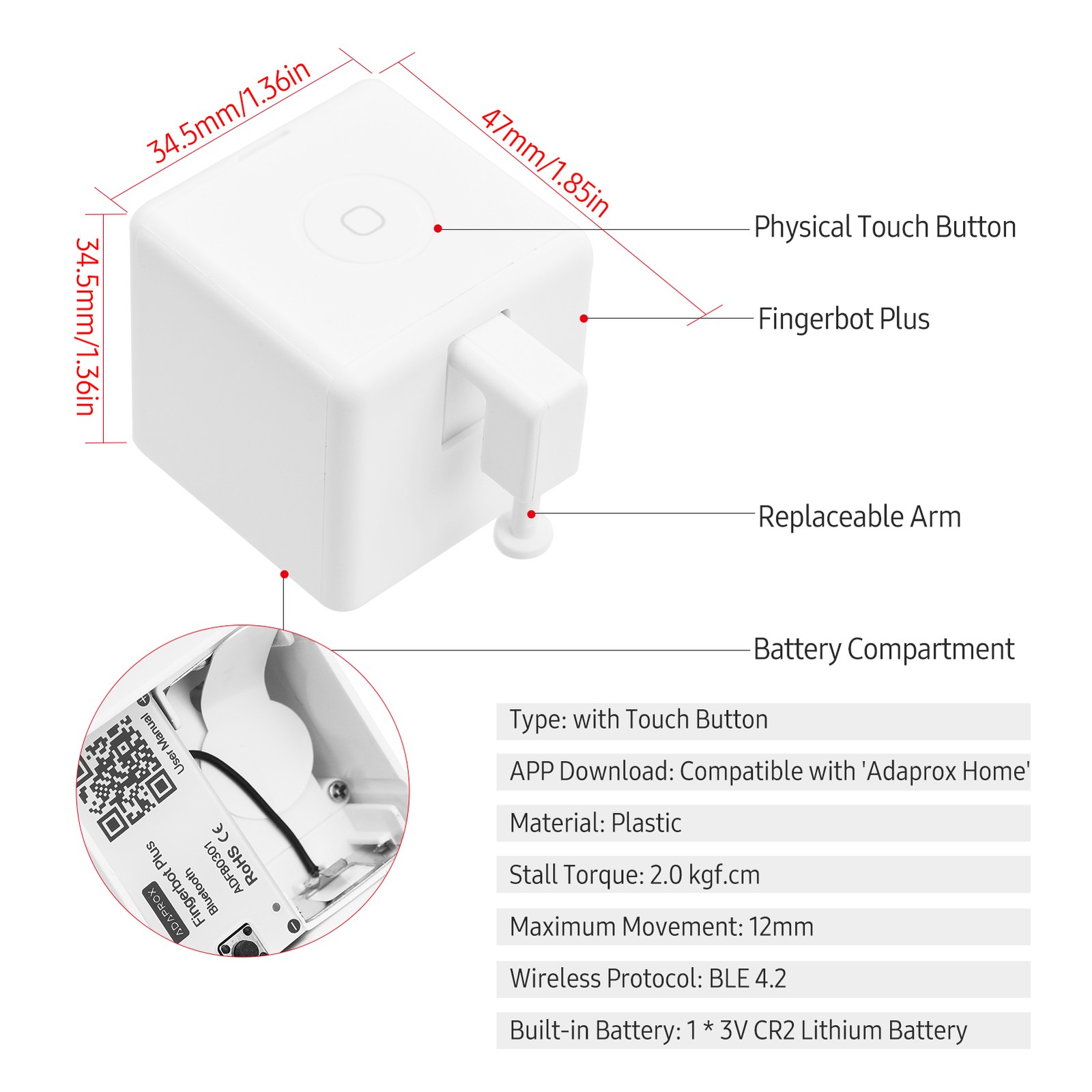 Mini BT Smart Controller For Home Appliances Voice Touch App Control