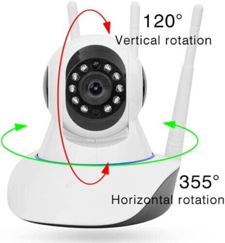 WiFi Motion Tracking Camera – iOS Android + Web Access + Voice Communication