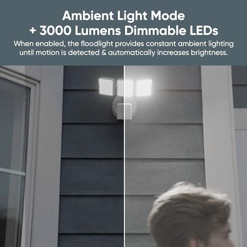 WYZE Floodlight Camera Pro, PCMag Editors’ Choice 3000-Lumen LEDs, 2.5K HD