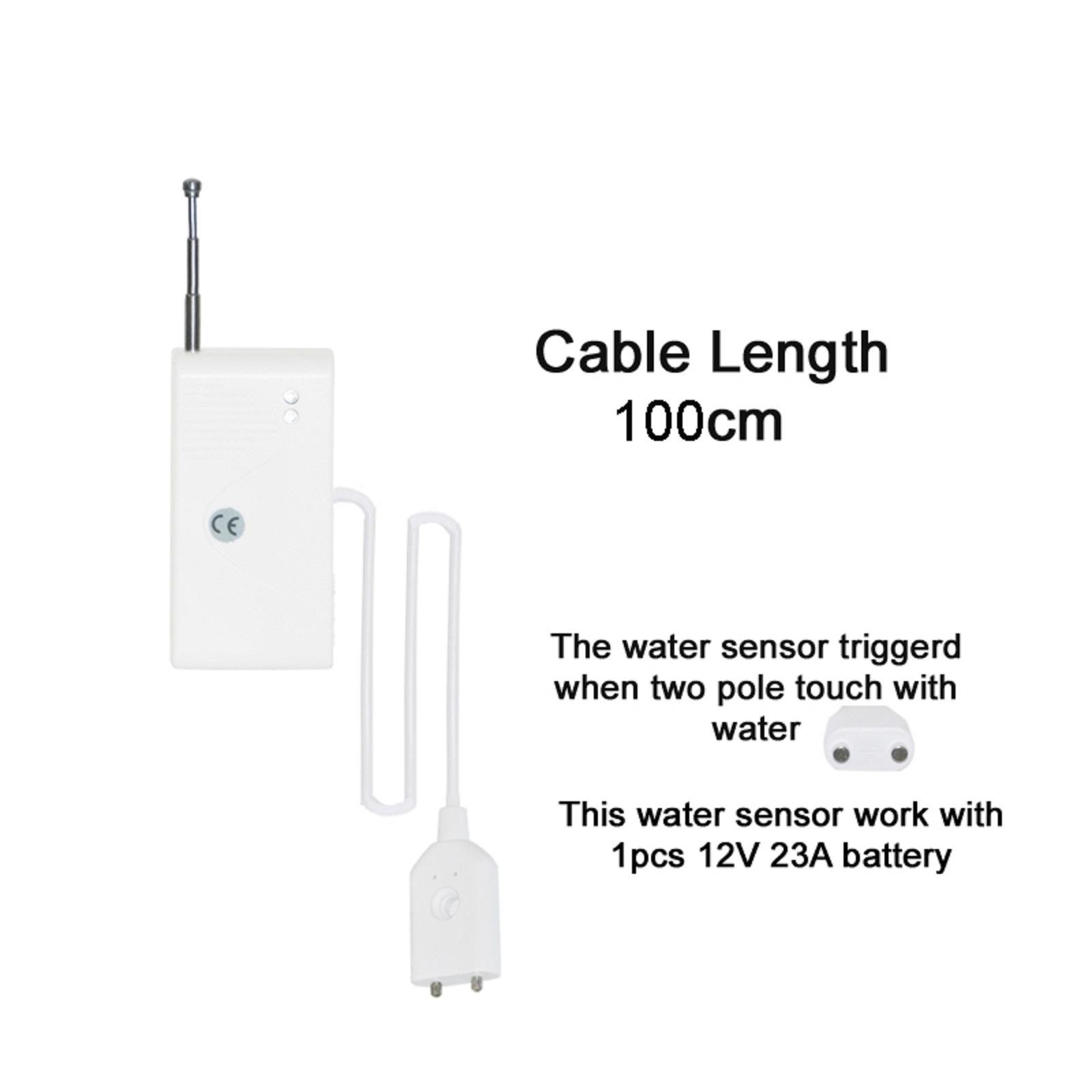 12V 433MHZ Wireless Water leak Sensor Water Leakage Detector For Alarm System D