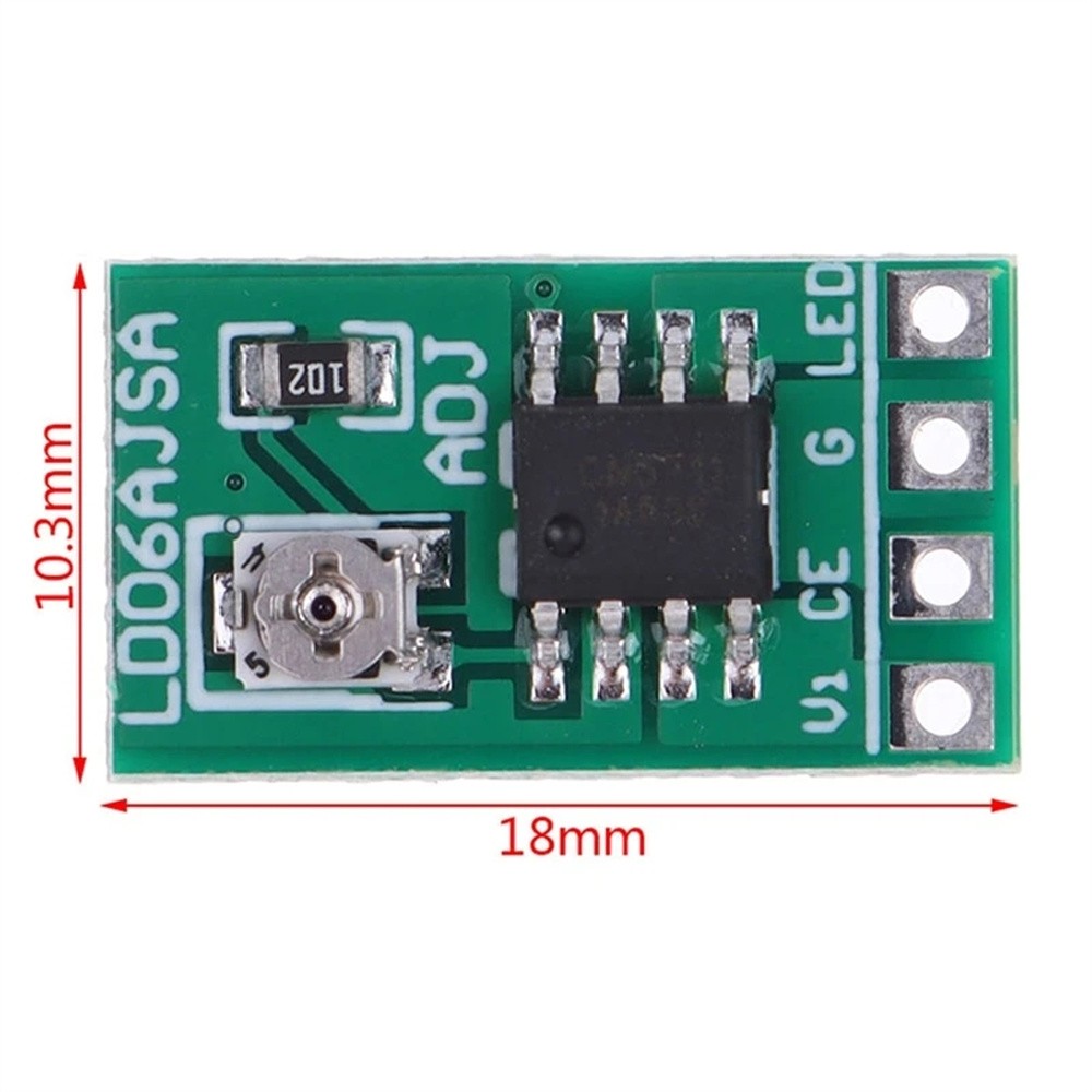 DC 3.3V 3.7V LED Driver 30-1500MA Constant Current Adjustable Module PWM