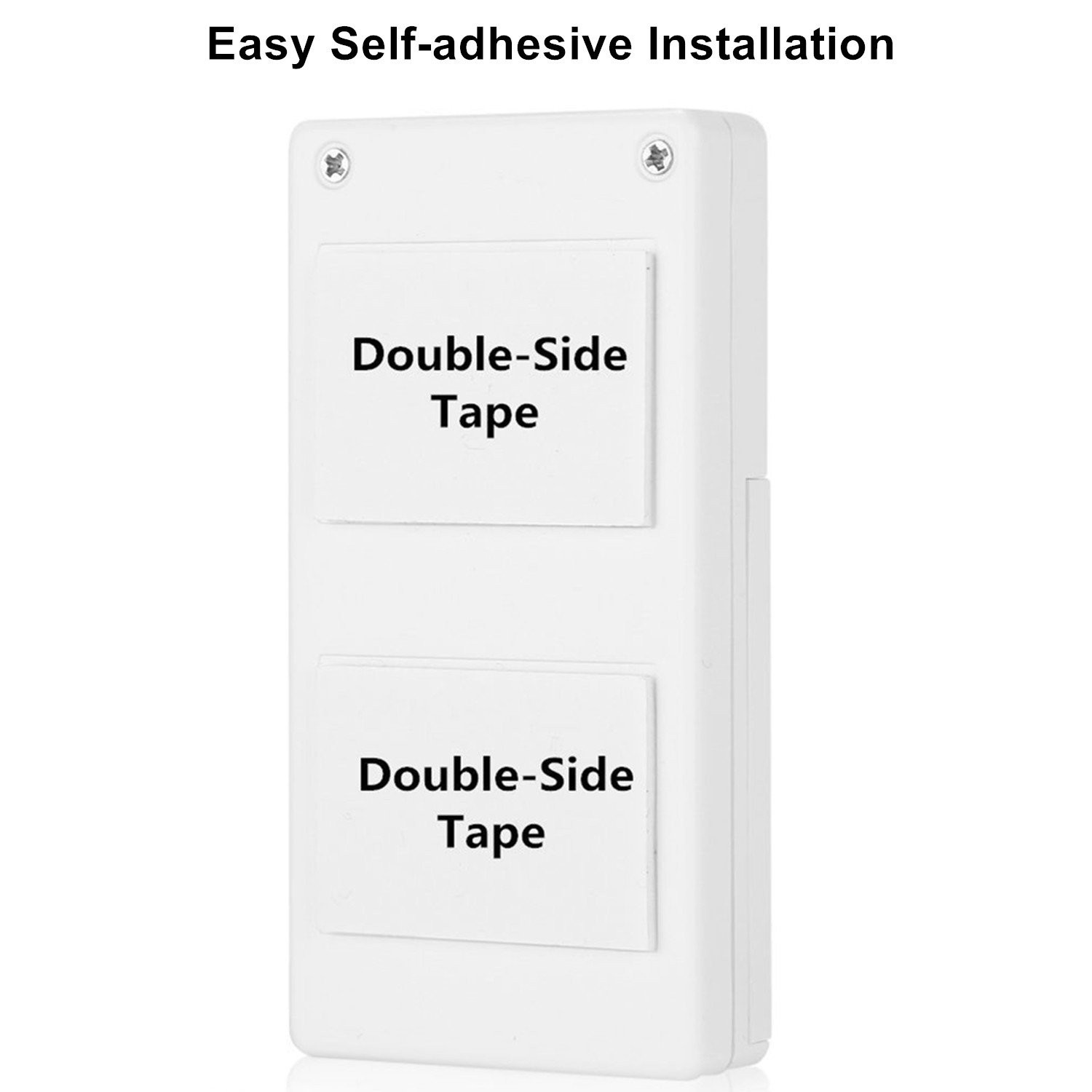 WSDCAM Freezer Door Alarm with Delay When Left Open, 3.4*1.7*0.6 inch, white